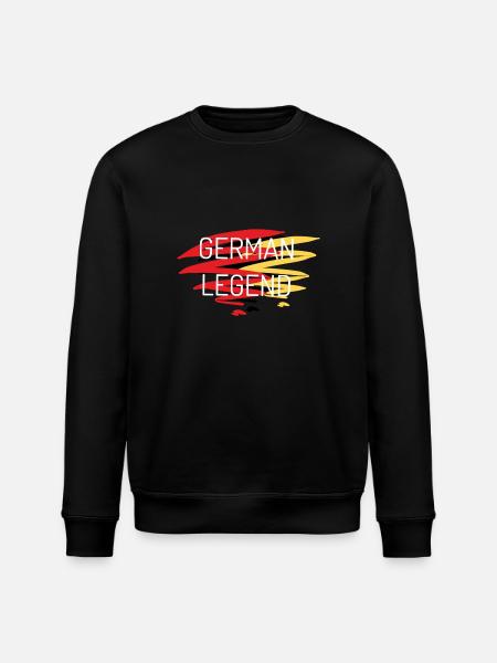 Deutsche Legende - German Legend - Stanley/Stella ROLLER Unisex Organic Sweatshirt - black