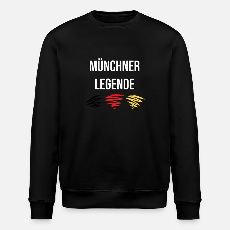 Légende munichoise - Sweat bio ROLLER Stanley/Stella Unisexe - noir