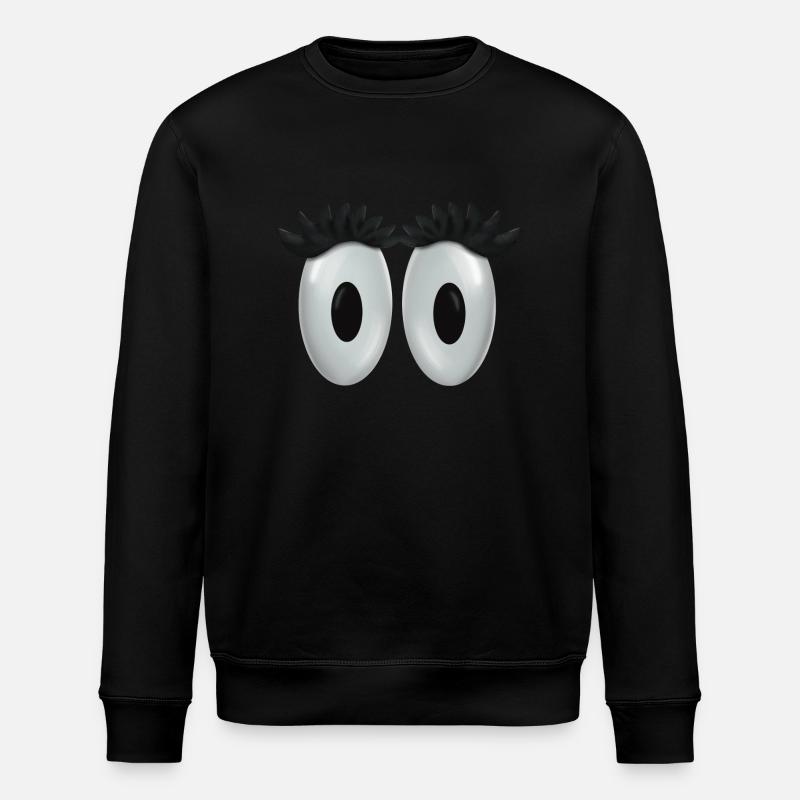 Yeux - Sweat bio ROLLER Stanley/Stella Unisexe - noir