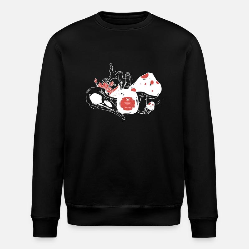 Die Hexenwerkstatt - Stanley/Stella Unisex Bio-Sweatshirt ROLLER - Schwarz