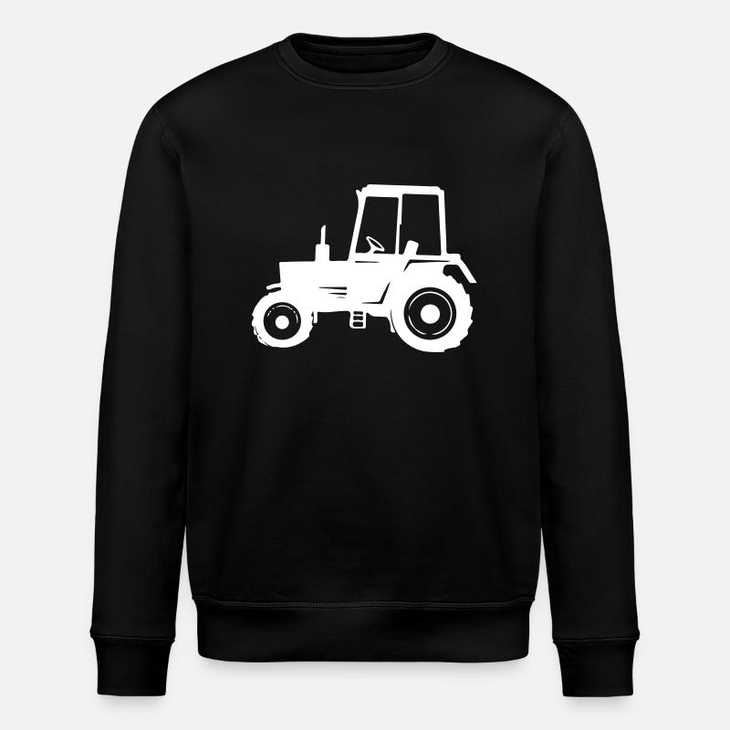 tractor - Stanley/Stella ROLLER Unisex Organic Sweatshirt - black