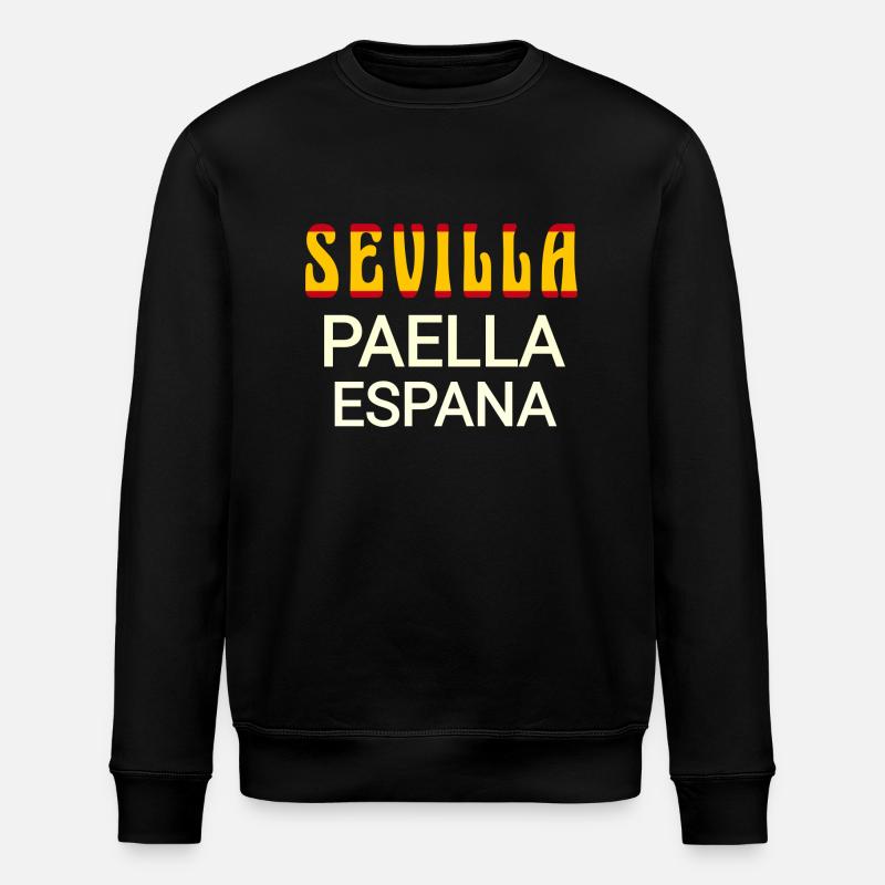 Sevilla España Paella Drôle - Sweat bio ROLLER Stanley/Stella Unisexe - noir