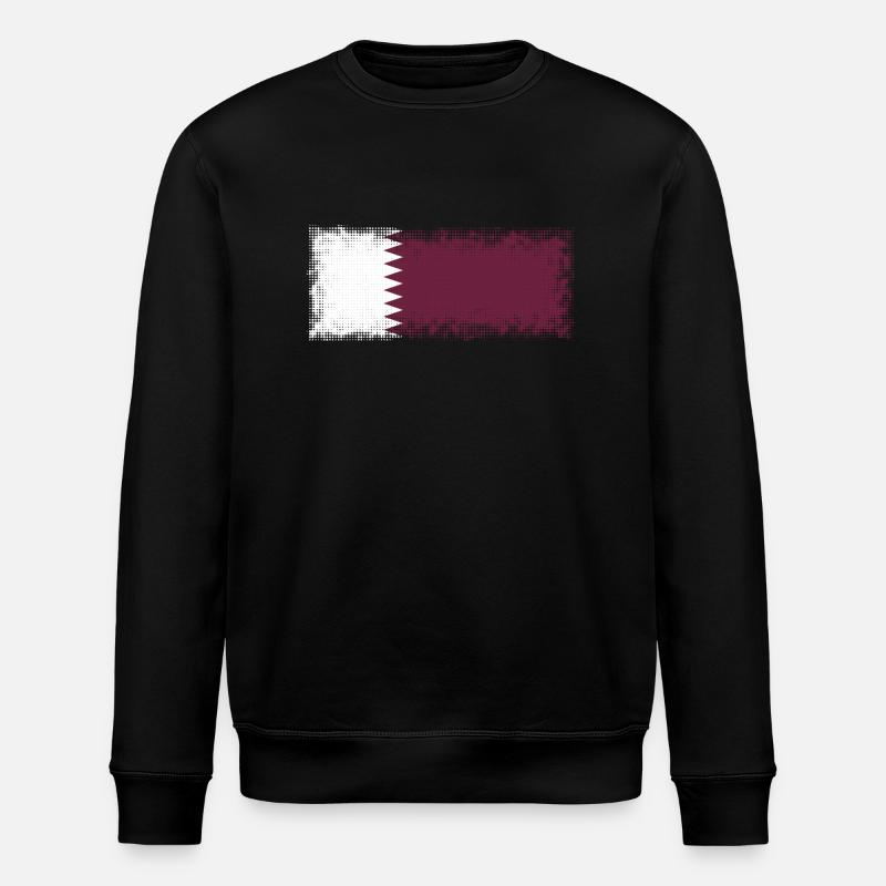 Qatar as Qatar - Stanley/Stella ROLLER Unisex Organic Sweatshirt - black