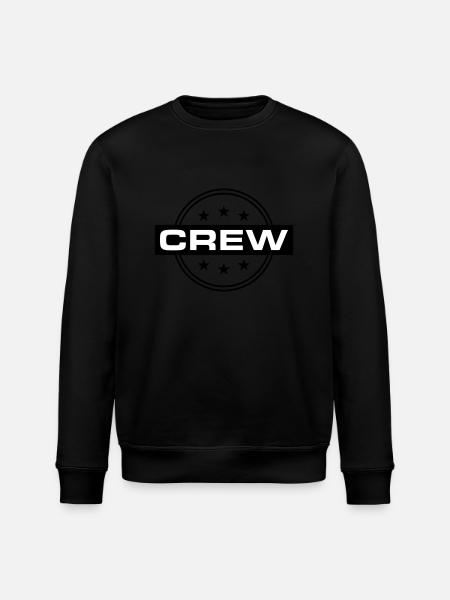 Crew - Stanley/Stella ROLLER Unisex Organic Sweatshirt - black