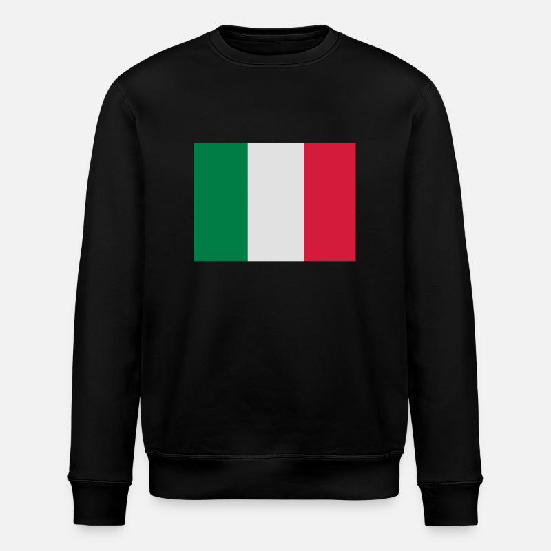 drapeau italien - Sweat bio ROLLER Stanley/Stella Unisexe - noir