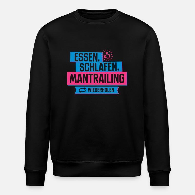 Hobby Mantrailing - Stanley/Stella Unisex Bio-Sweatshirt ROLLER - Schwarz