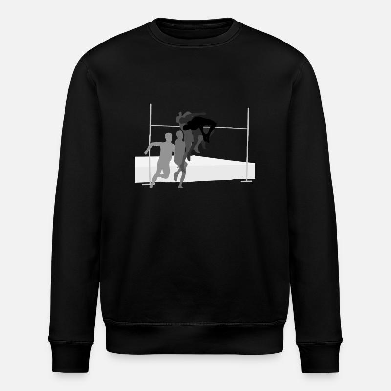 Hochsprung - Stanley/Stella Unisex Bio-Sweatshirt ROLLER - Schwarz
