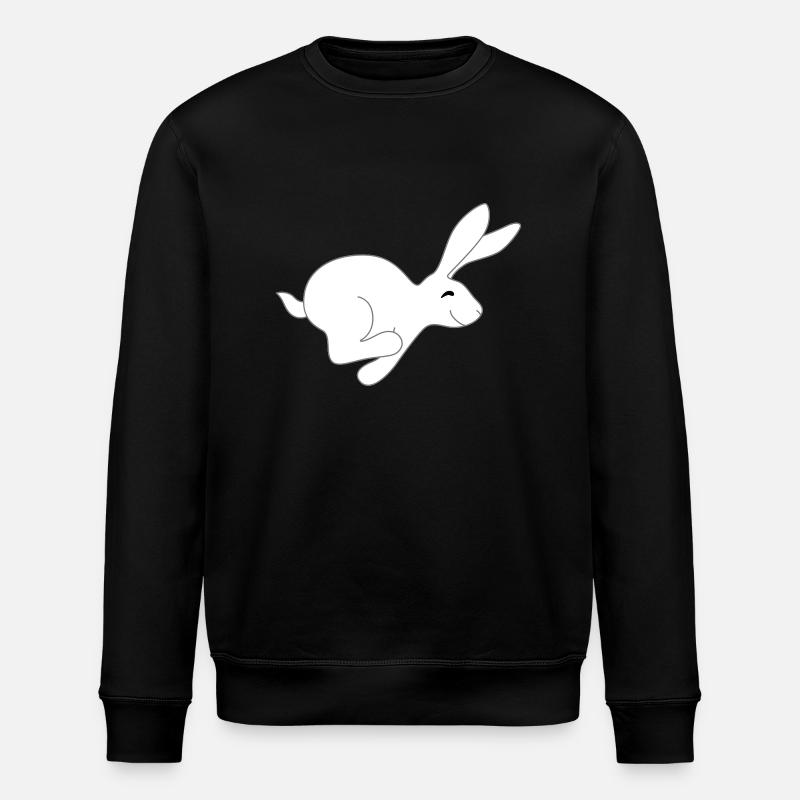 schneller Hase - Stanley/Stella Unisex Bio-Sweatshirt ROLLER - Schwarz