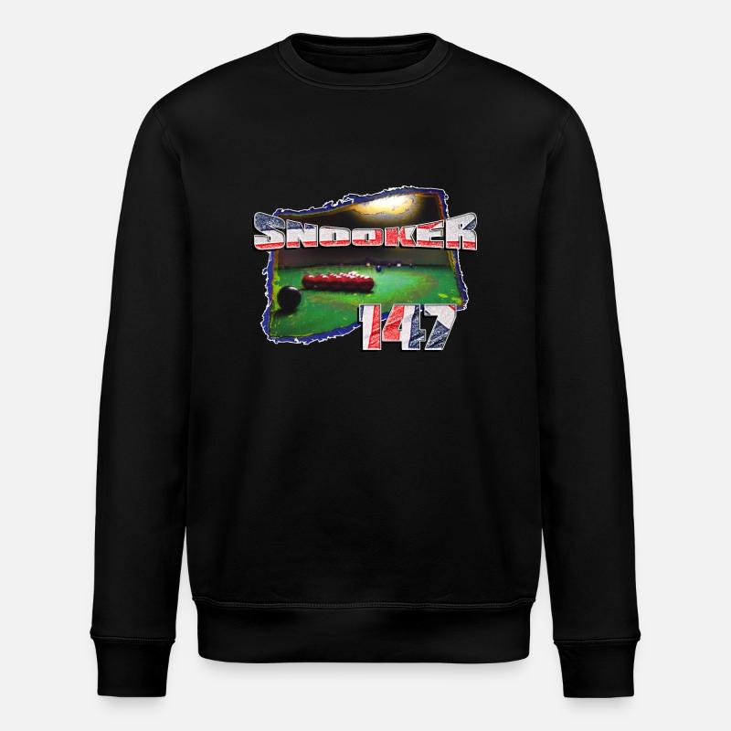 SNOOKER 147 - Stanley/Stella Unisex Bio-Sweatshirt ROLLER - Schwarz