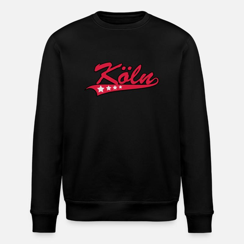Köln - Stanley/Stella Unisex Bio-Sweatshirt ROLLER - Schwarz