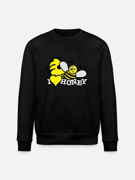 i_love_honey_dc3 - Sweat bio ROLLER Stanley/Stella Unisexe - noir