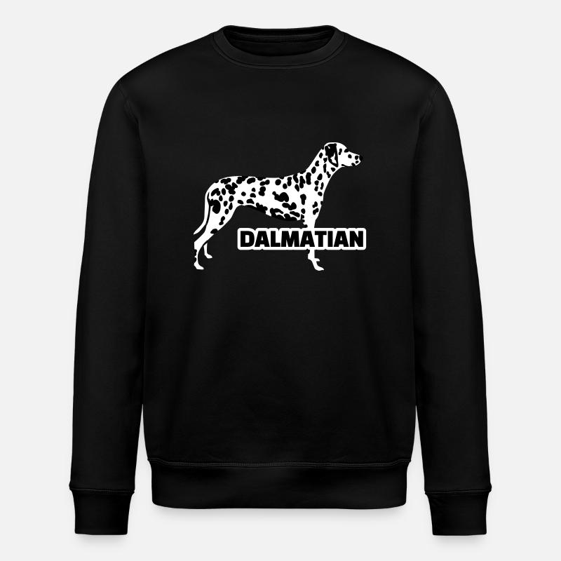 Dalmatian - Stanley/Stella ROLLER Unisex Organic Sweatshirt - black