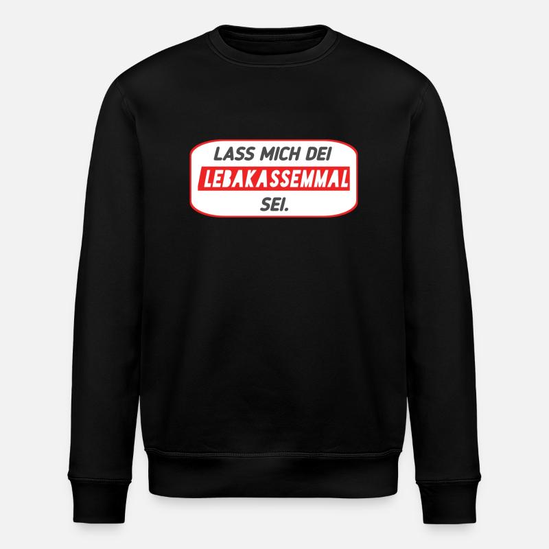 Lebakas - Bayern - Stanley/Stella Unisex Bio-Sweatshirt ROLLER - Schwarz
