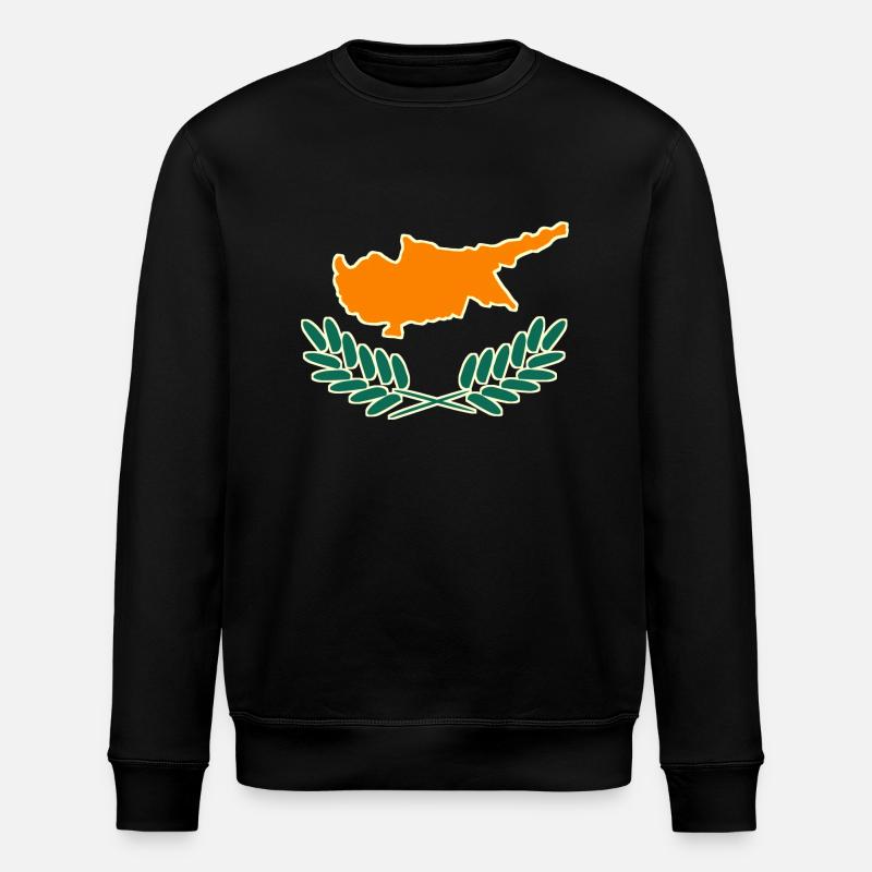 Drapeau de Chypre - Sweat bio ROLLER Stanley/Stella Unisexe - noir
