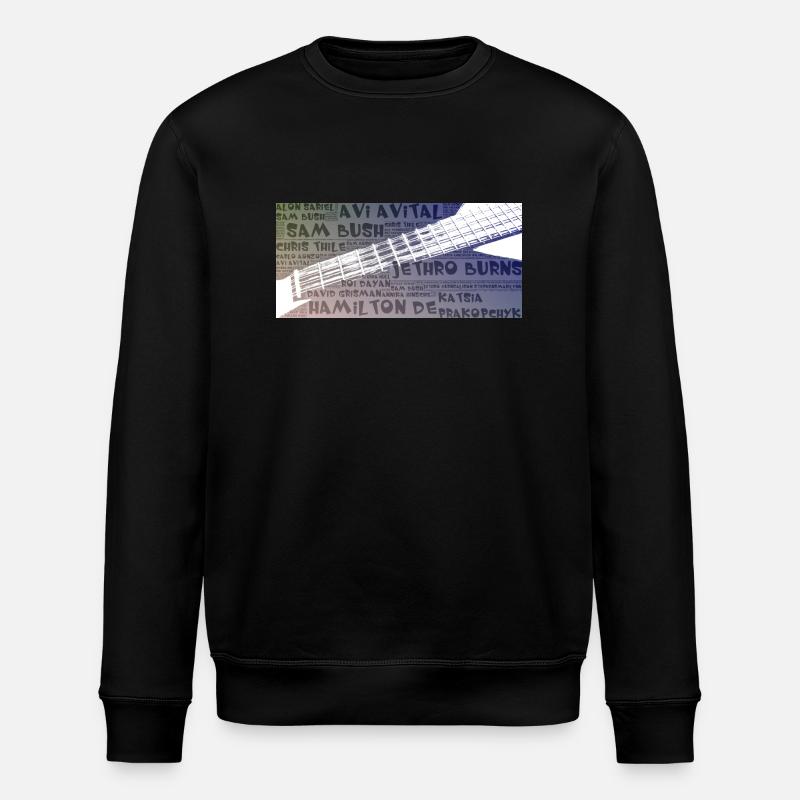 Mandolinenspieler - Stanley/Stella Unisex Bio-Sweatshirt ROLLER - Schwarz