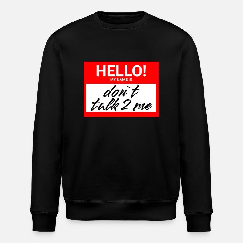 Hello - Stanley/Stella Unisex Bio-Sweatshirt ROLLER - Schwarz