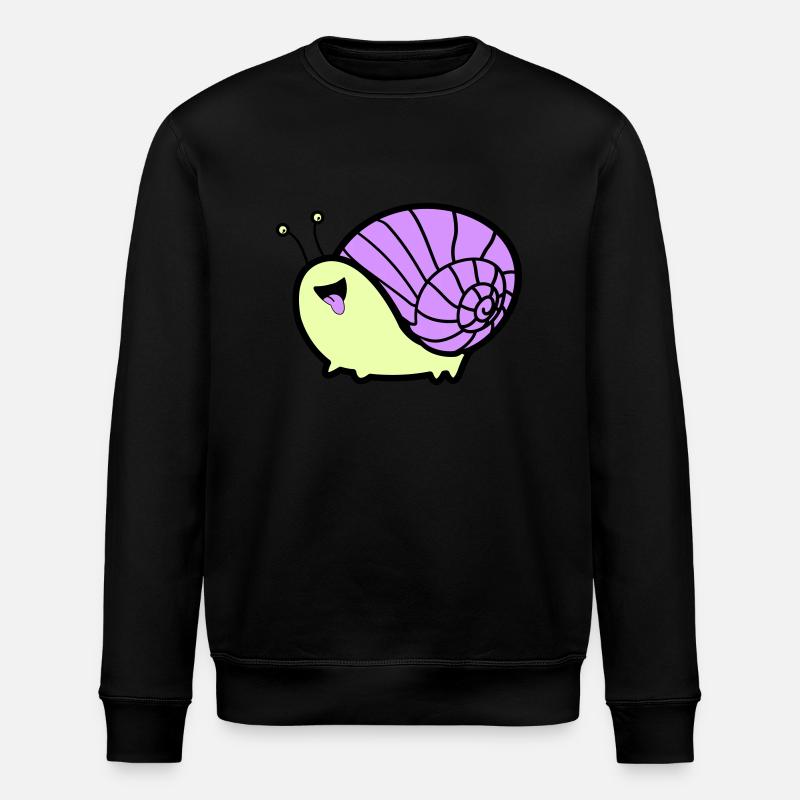 Snail Comic - Stanley/Stella ROLLER Unisex Organic Sweatshirt - black