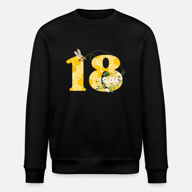 18e anniversaire abeille - Sweat bio ROLLER Stanley/Stella Unisexe - noir