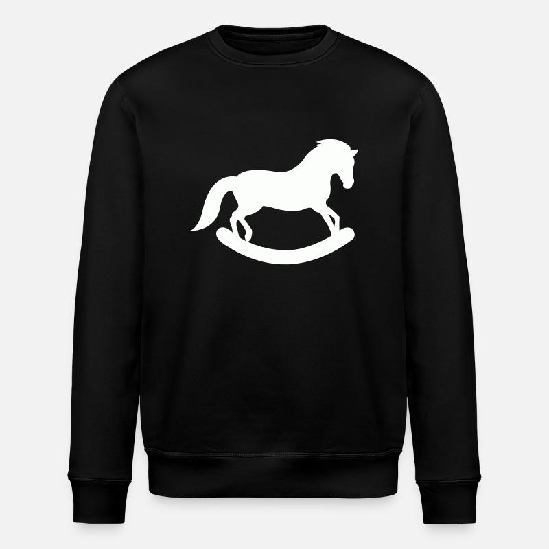 Cheval à bascule - Sweat bio ROLLER Stanley/Stella Unisexe - noir
