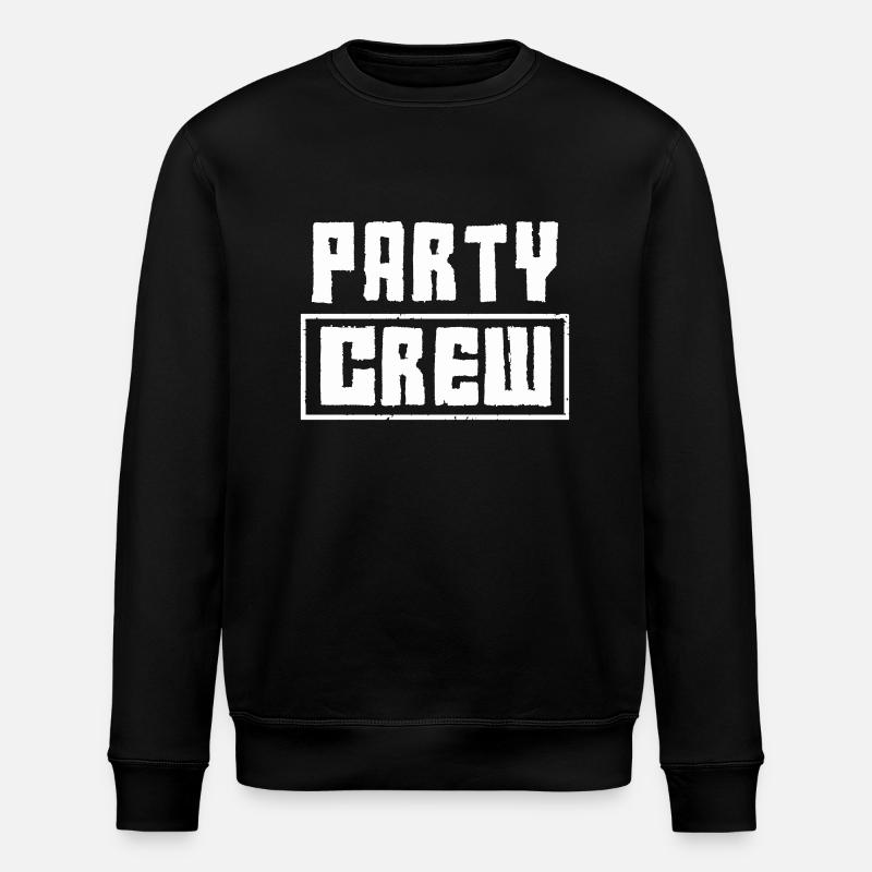 party crew - Stanley/Stella Unisex Bio-Sweatshirt ROLLER - Schwarz