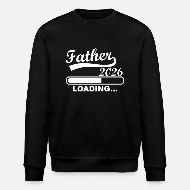 Father 2026 Loading Progress - Stanley/Stella ROLLER Unisex Organic Sweatshirt - black