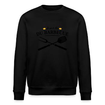 roi du barbecue - Sweat bio ROLLER Stanley/Stella Unisexe - noir - Devant - Nik (191cm)