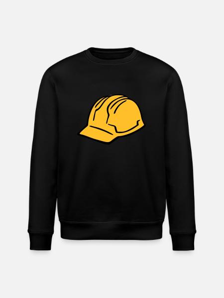 Hard hat - Stanley/Stella ROLLER Unisex Organic Sweatshirt - black