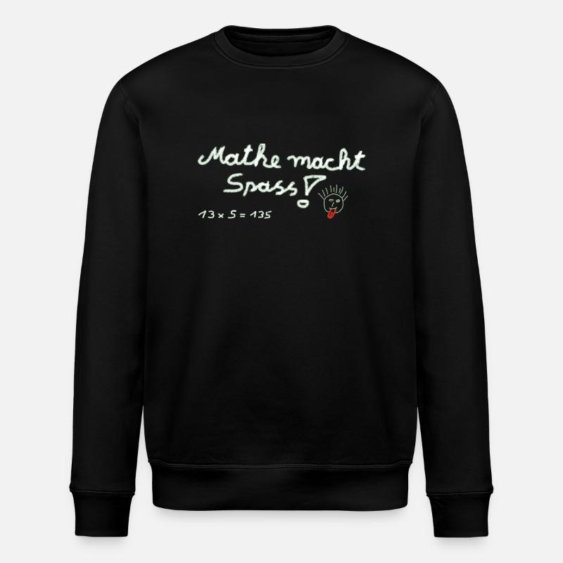 Mathe macht Spass ! - Stanley/Stella Unisex Bio-Sweatshirt ROLLER - Schwarz