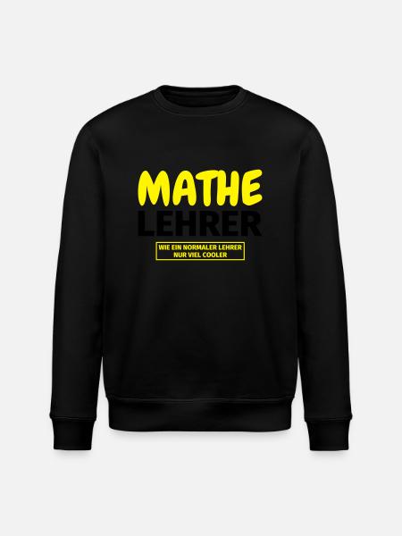Mathelehrer Geschenk - Stanley/Stella Unisex Bio-Sweatshirt ROLLER - Schwarz