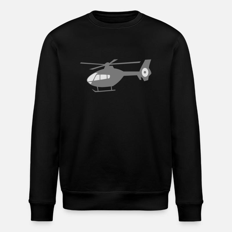 ec135svg - Stanley/Stella Unisex Bio-Sweatshirt ROLLER - Schwarz