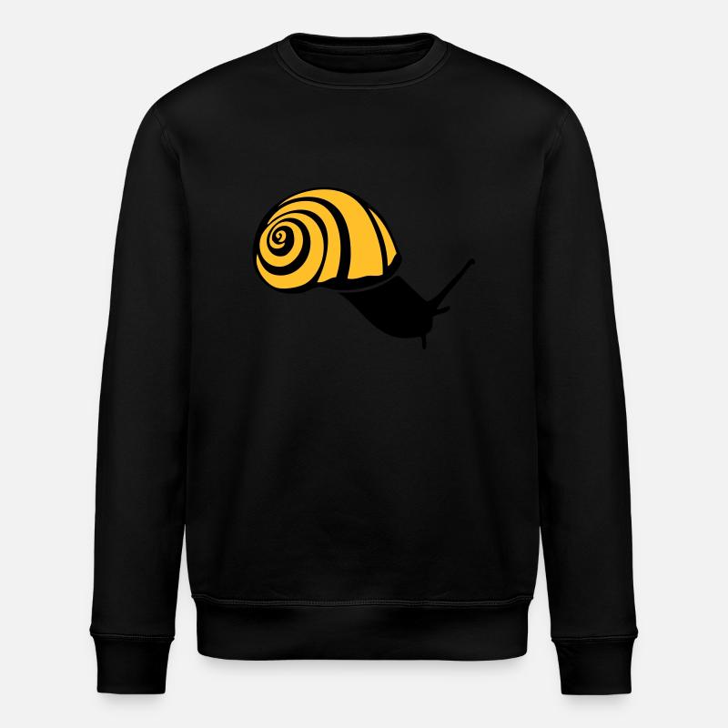 escargot snail schnecke caracol lumaca2 - Sweat bio ROLLER Stanley/Stella Unisexe - noir