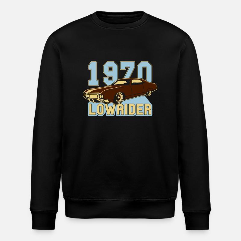 Lowrider von 1970 - Stanley/Stella Unisex Bio-Sweatshirt ROLLER - Schwarz