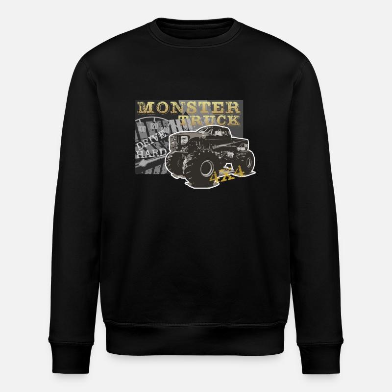 Monstertrck - Sweat bio ROLLER Stanley/Stella Unisexe - noir