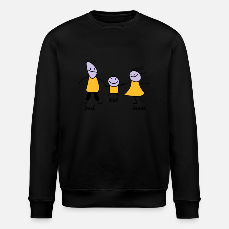 happy family - Sweat bio ROLLER Stanley/Stella Unisexe - noir