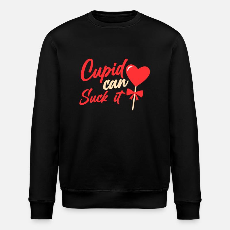Cupidon peut le sucer 4 - Sweat bio ROLLER Stanley/Stella Unisexe - noir
