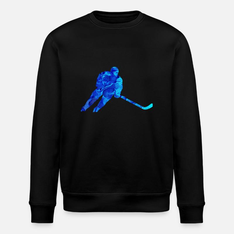 Eiskockey, Hockey, Graffi, blau - Sweat bio ROLLER Stanley/Stella Unisexe - noir