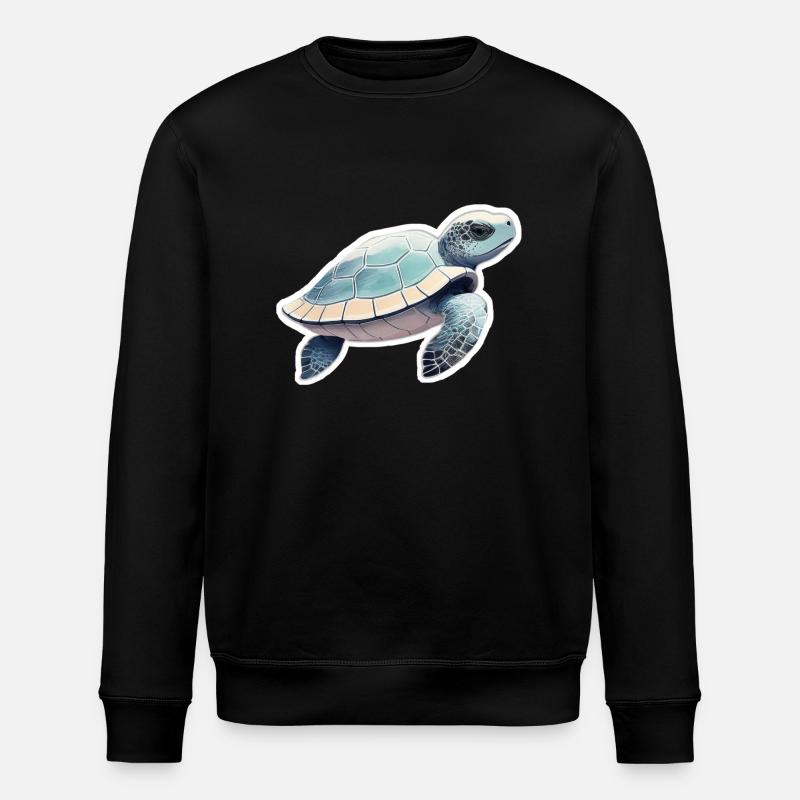Tortue - Sweat bio ROLLER Stanley/Stella Unisexe - noir