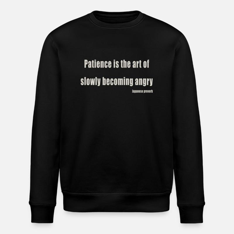 Patience - Stanley/Stella Unisex Bio-Sweatshirt ROLLER - Schwarz