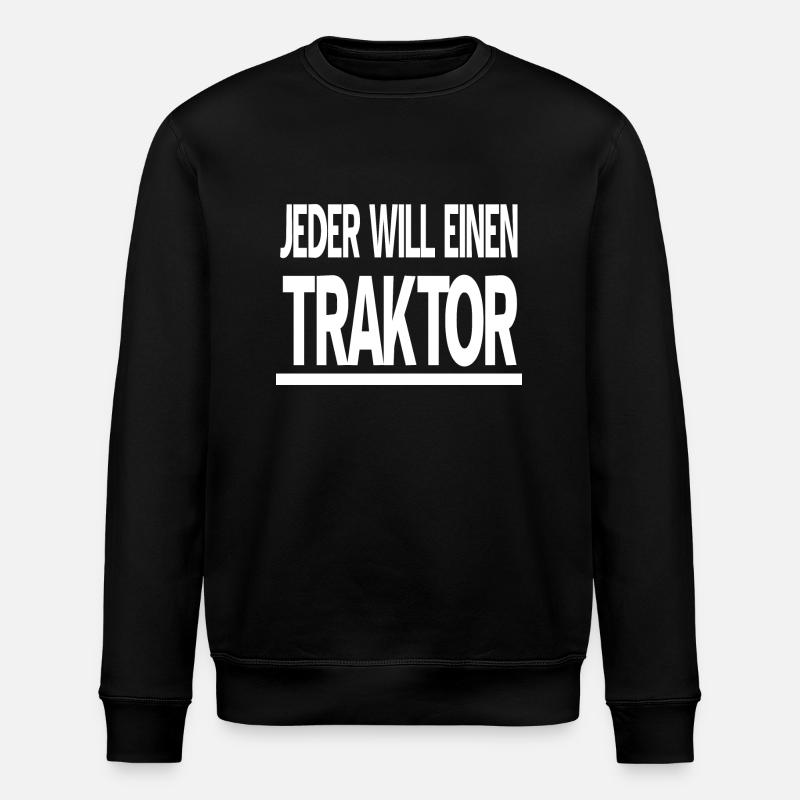 Tractor - Stanley/Stella ROLLER Unisex Organic Sweatshirt - black