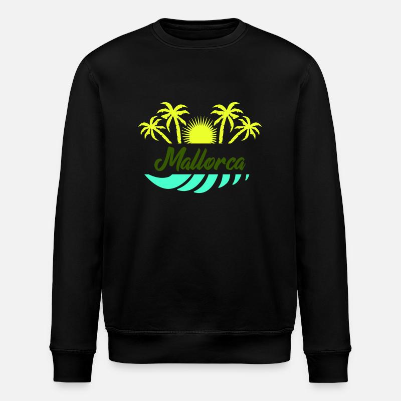 Majorca - Stanley/Stella ROLLER Unisex Organic Sweatshirt - black