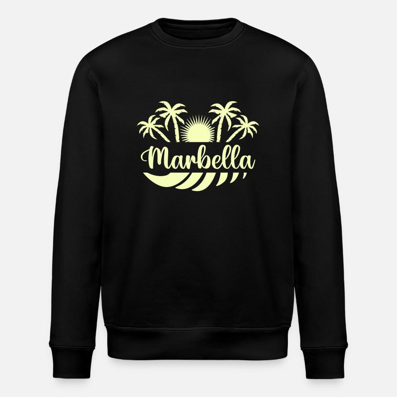marbella - Stanley/Stella Unisex Bio-Sweatshirt ROLLER - Schwarz