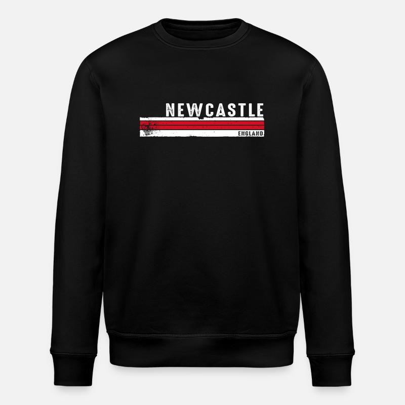 Newcastle - England's Historic Legacy - Stanley/Stella ROLLER Unisex Organic Sweatshirt - black