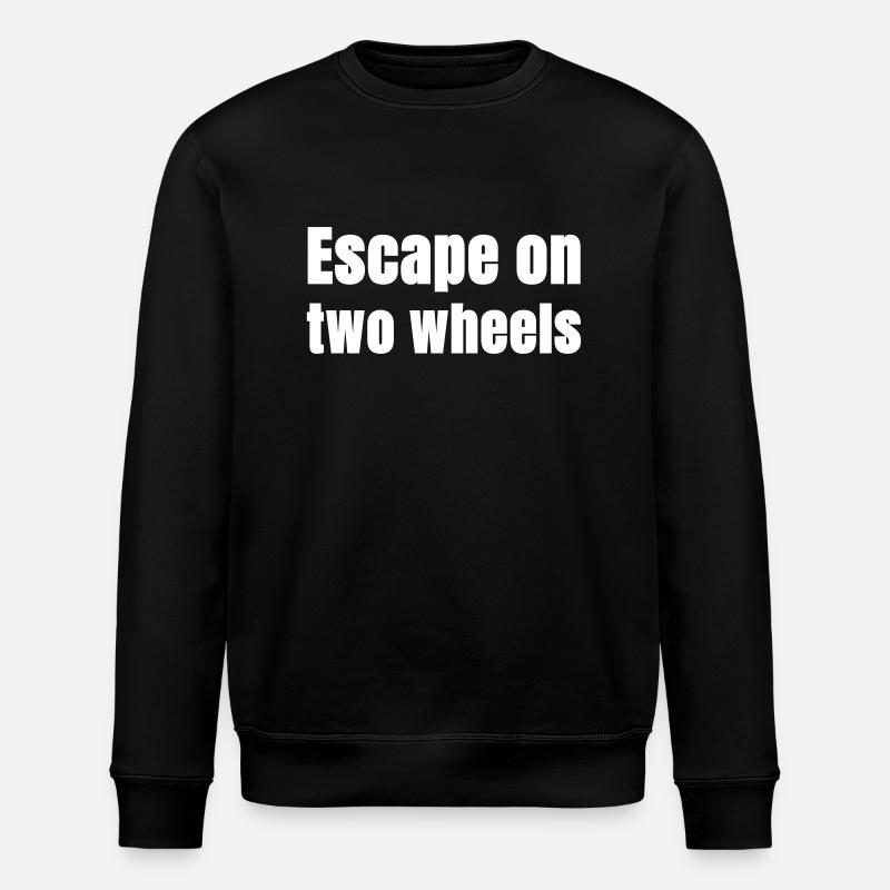 Évadez-vous sur deux roues - Sweat bio ROLLER Stanley/Stella Unisexe - noir