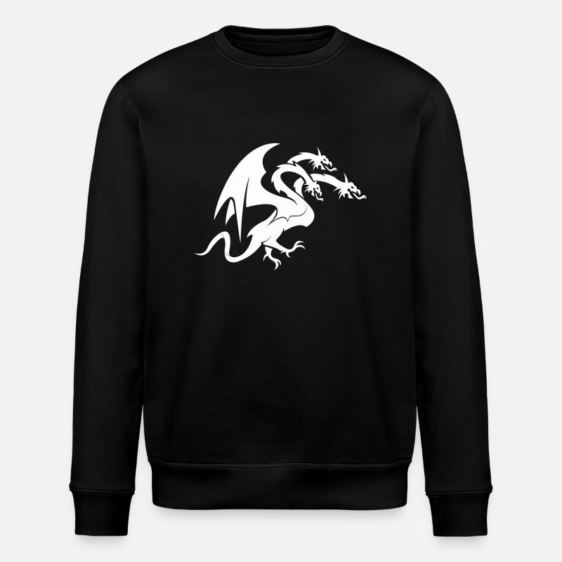 Tête de dragon 3 - Sweat bio ROLLER Stanley/Stella Unisexe - noir