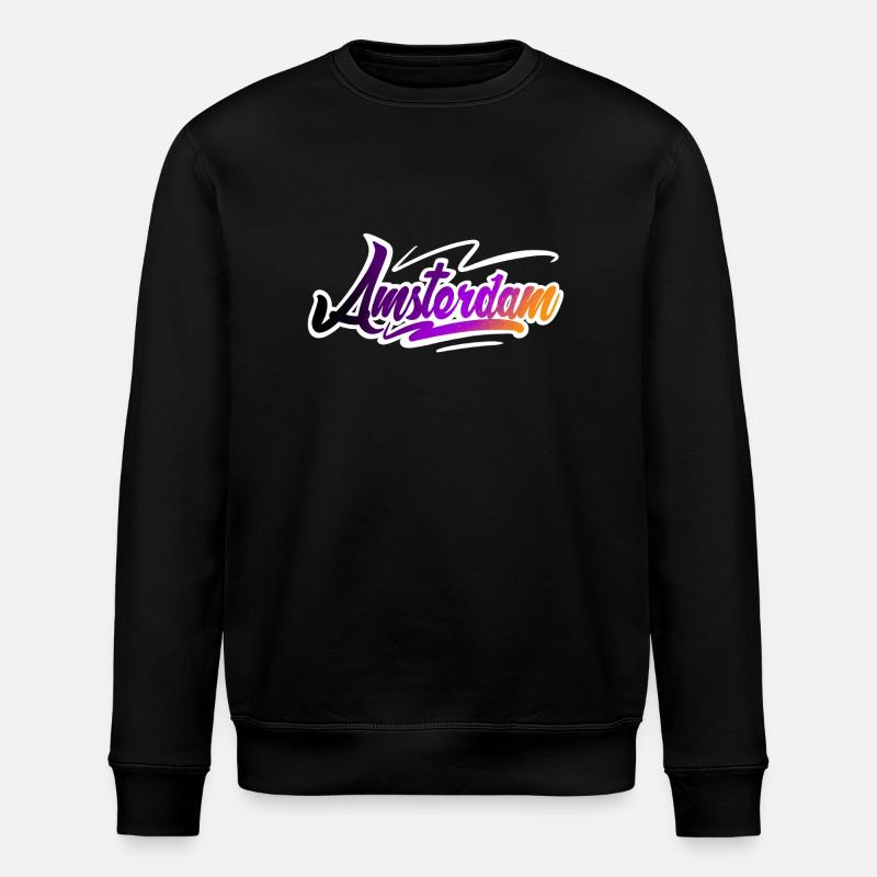Amsterdam - Stanley/Stella Unisex Bio-Sweatshirt ROLLER - Schwarz