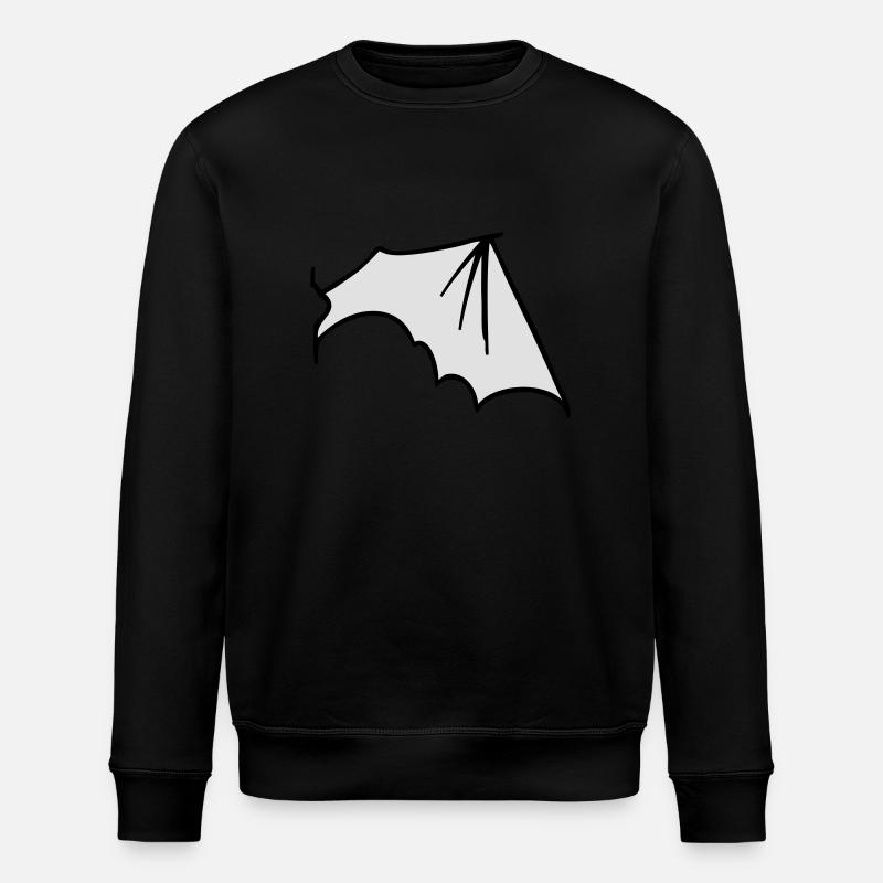 batwing_right - Sweat bio ROLLER Stanley/Stella Unisexe - noir