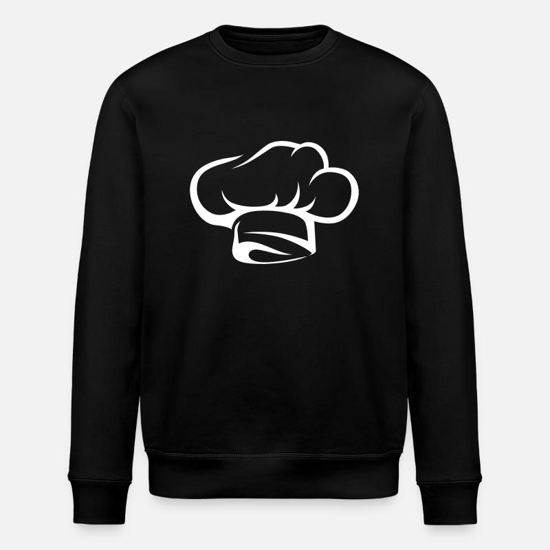 Kochmütze 2 - Stanley/Stella ROLLER Unisex Organic Sweatshirt - black