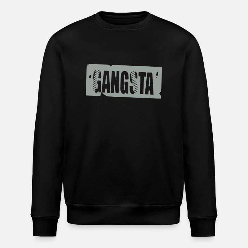 gangsta - Stanley/Stella Unisex Bio-Sweatshirt ROLLER - Schwarz
