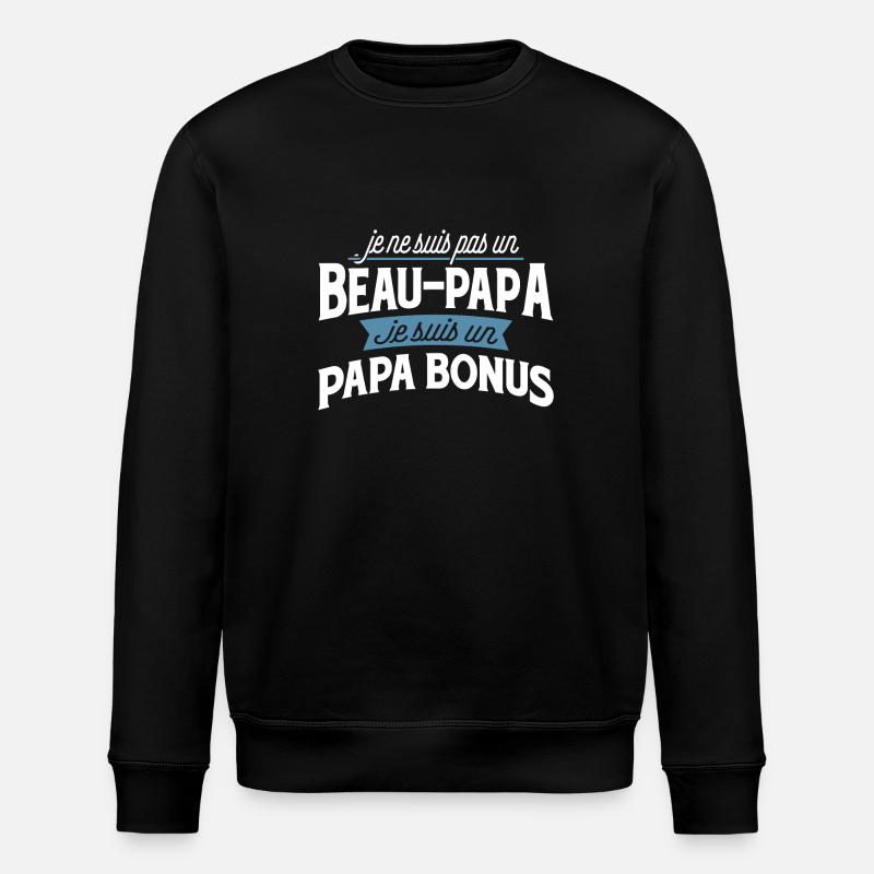 Papa bonus cadeau - Sweat bio ROLLER Stanley/Stella Unisexe - noir