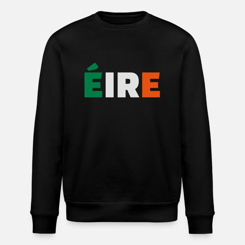 Irland - Stanley/Stella Unisex Bio-Sweatshirt ROLLER - Schwarz